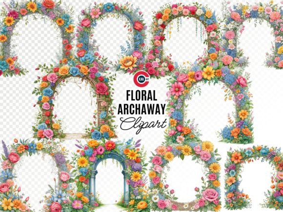 Download Elegant Watercolor Floral Frame Clip Art - Watercolor floral frame Collection