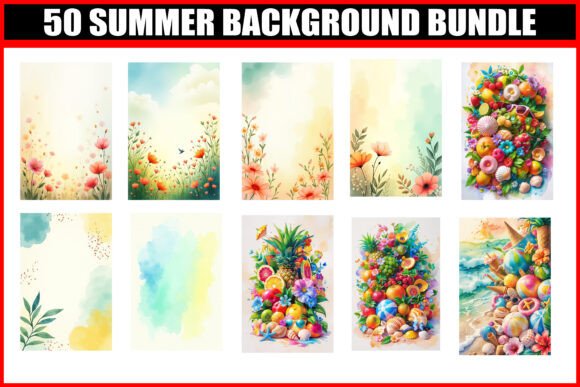 Download 50 Summer Background Bundle - Summer background bundle Collection