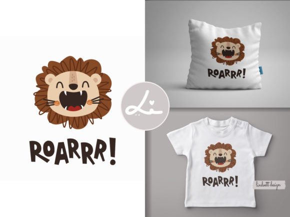 Download Cute Lion Head Vector Illustration - Premium Resources